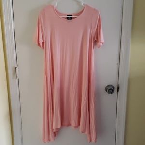 Hi low dress (peach)